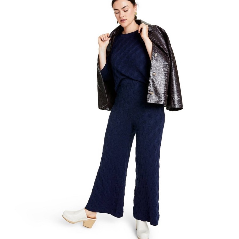 Rachel Comey High-Rise Wide Leg Knit Palazzo Pants - Picture 7 of 8